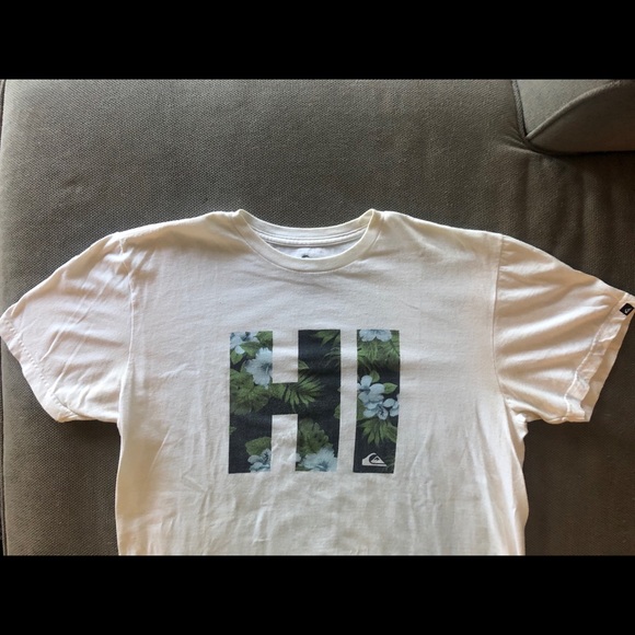 Men’s Quiksilver LARGE HI from Hawaii T-Shirt - Picture 2 of 4